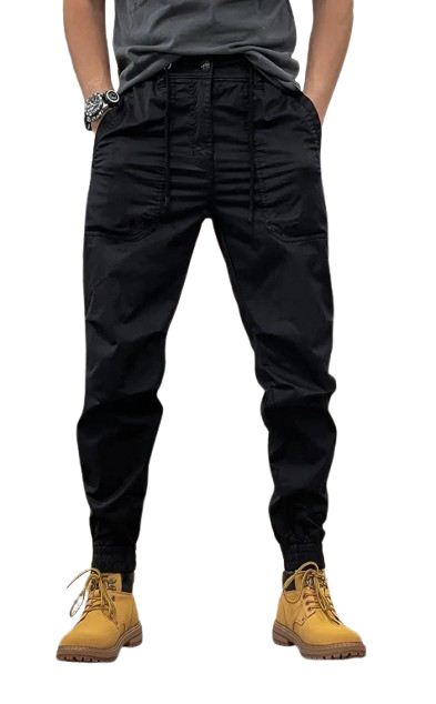 Pantaloni Cargo Elasticizzati con Elastan Uomo