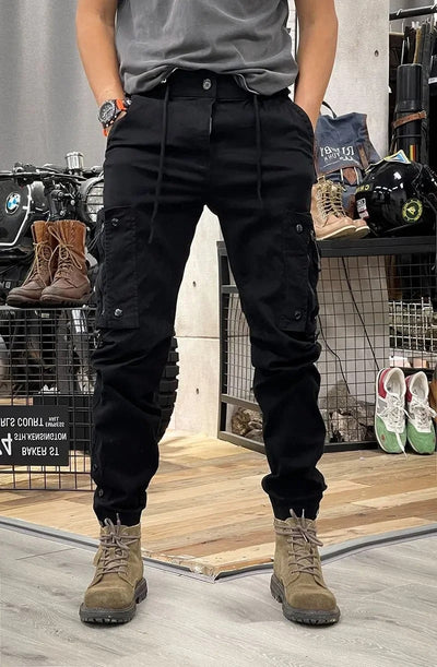 Pantaloni Cargo Elasticizzati con Elastan Uomo