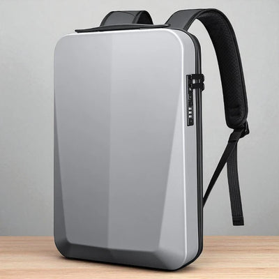 Zaino Antifurto Unisex con Guscio Rigido, Lucchetto TSA e Porta USB