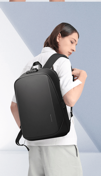 Zaino Antifurto Hardshell Unisex con Porta USB e Serratura TSA