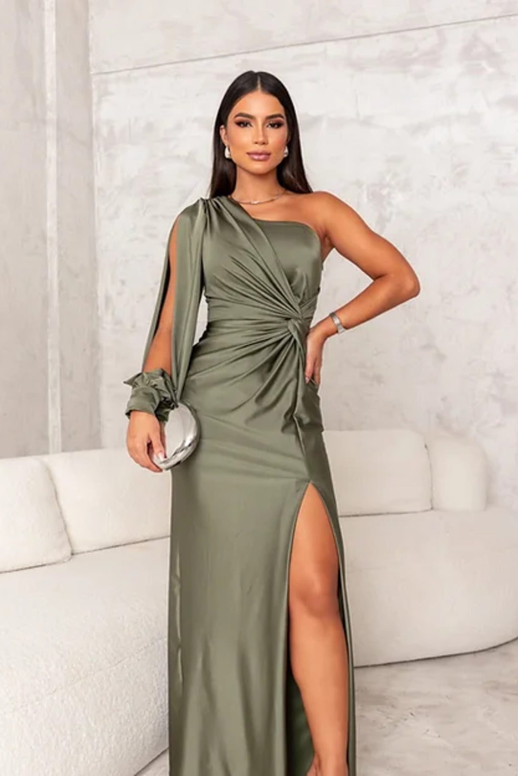 Vestito Silhouette Elegante Donna