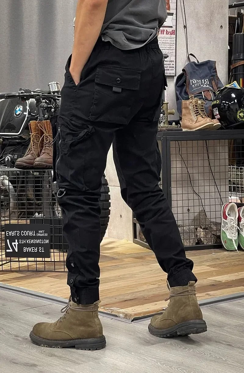 Pantaloni Cargo Elasticizzati con Elastan Uomo