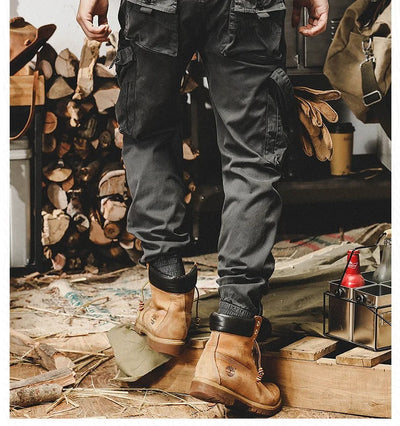 Pantaloni Cargo Elasticizzati con Elastan Uomo