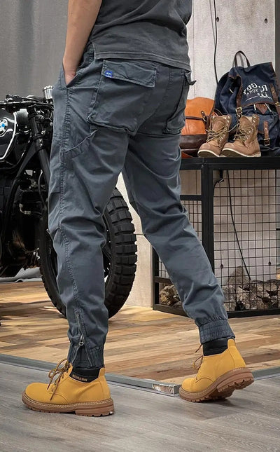 Pantaloni Cargo Elasticizzati con Elastan Uomo
