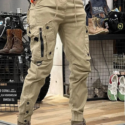 Pantaloni Cargo Elasticizzati con Elastan Uomo