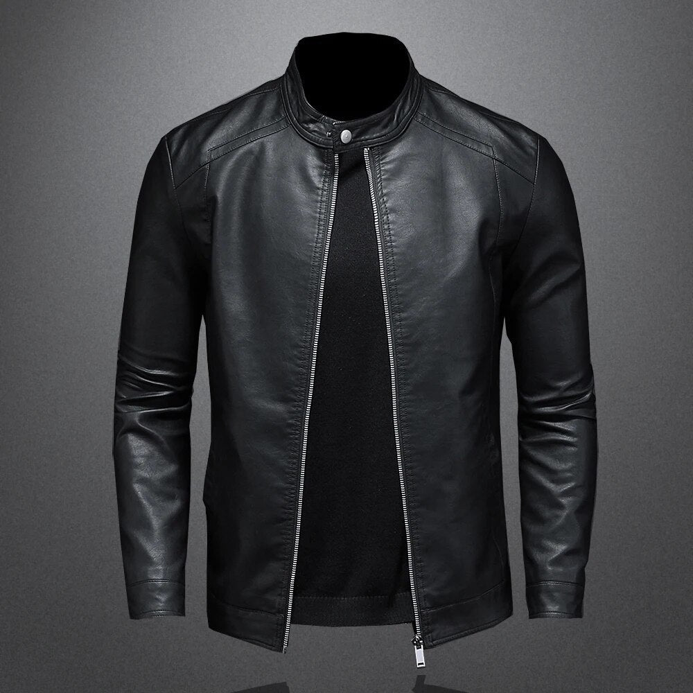 Giacca in Pelle Classica Uomo