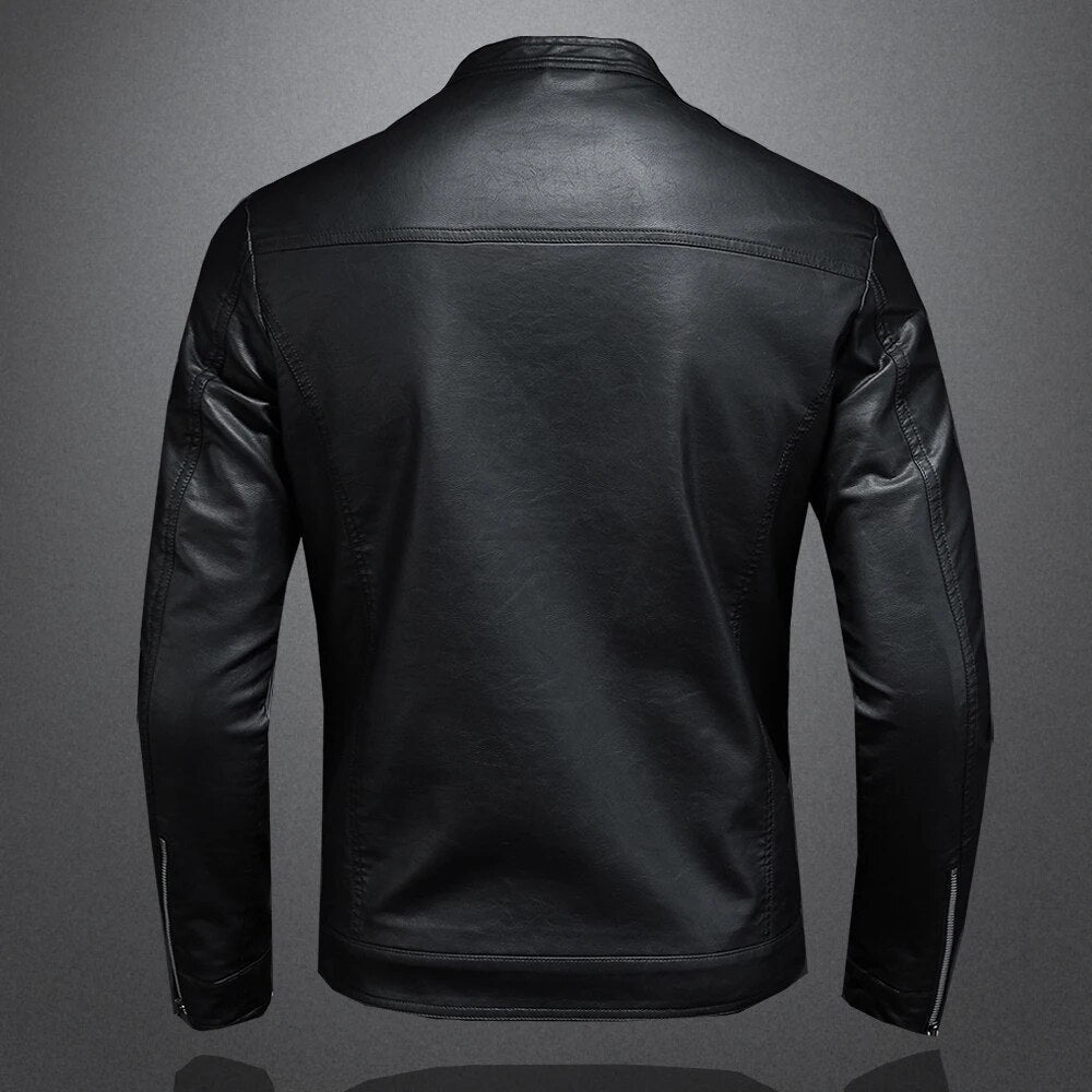 Giacca in Pelle Classica Uomo
