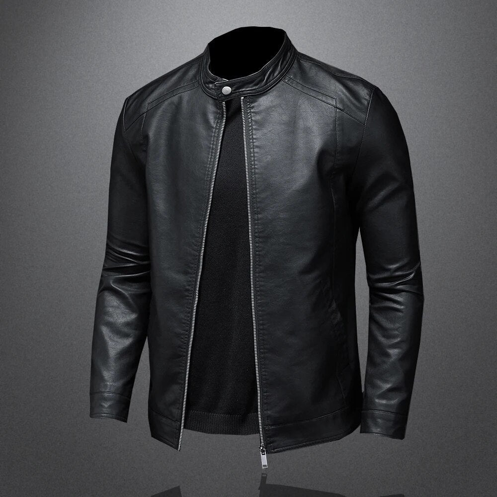 Giacca in Pelle Classica Uomo