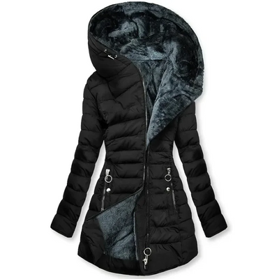 Cappotto Foderato in Pelliccia Donna