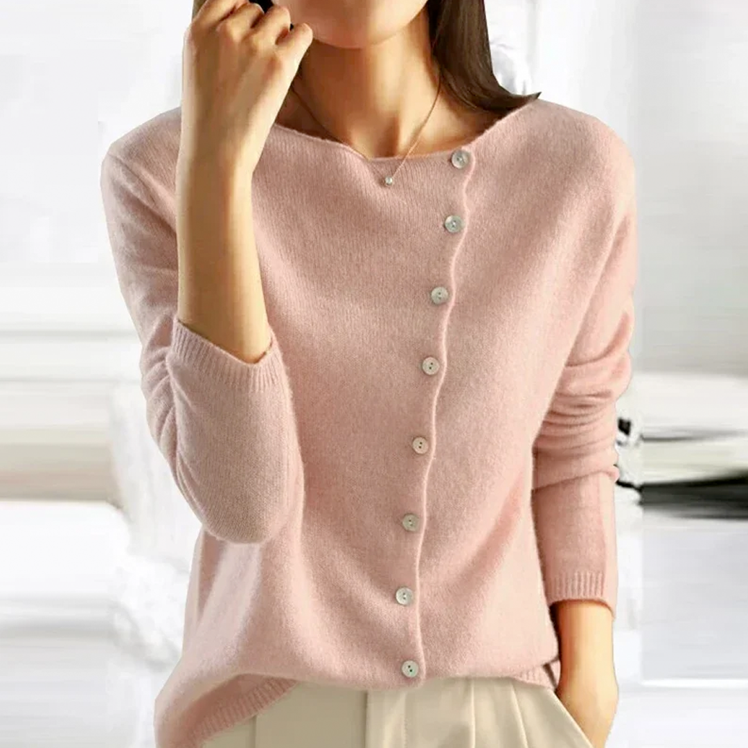 Cardigan in Cashmere Morbido Donna
