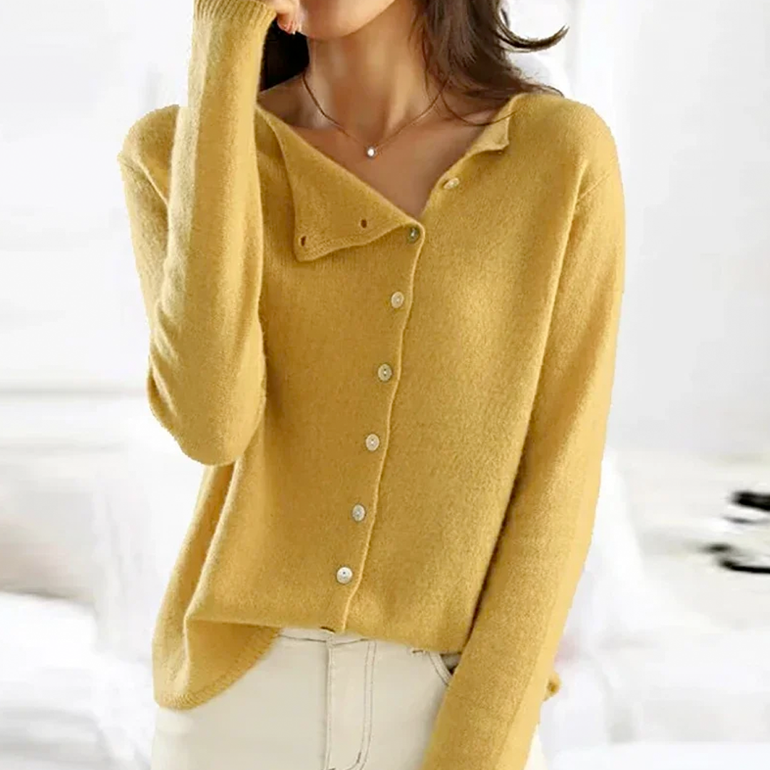 Cardigan in Cashmere Morbido Donna