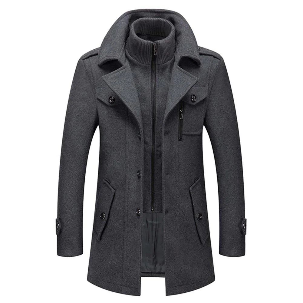 Cappotto a Doppio Strato Uomo