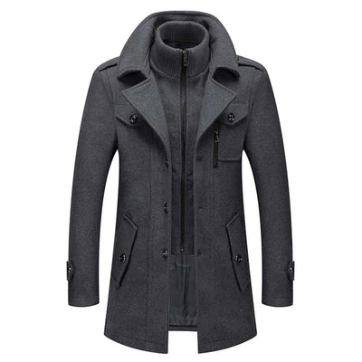 Cappotto a Doppio Strato Uomo