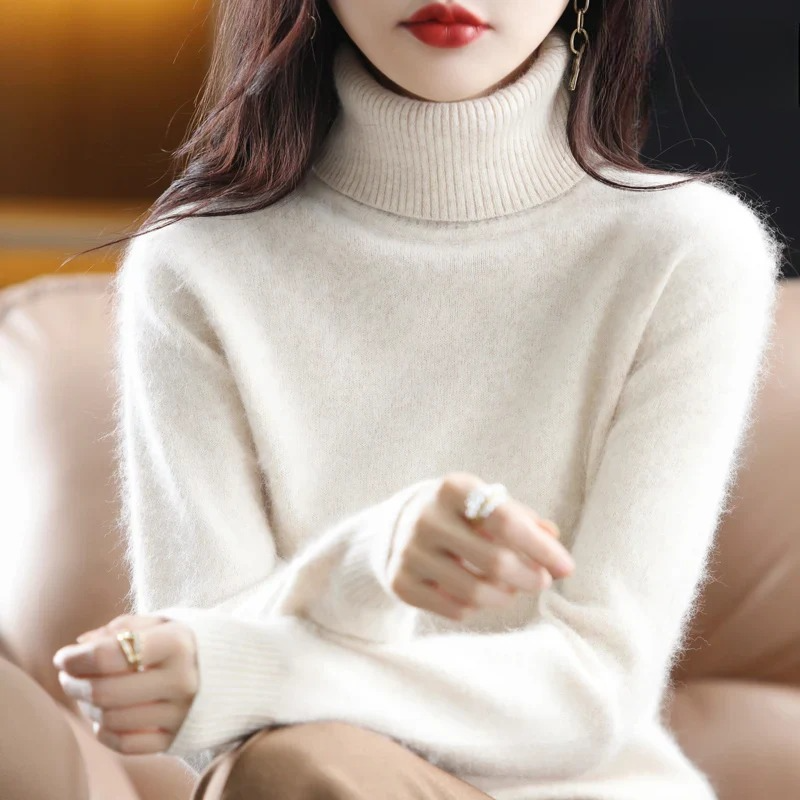 Maglione Dolcevita in Cashmere Donna