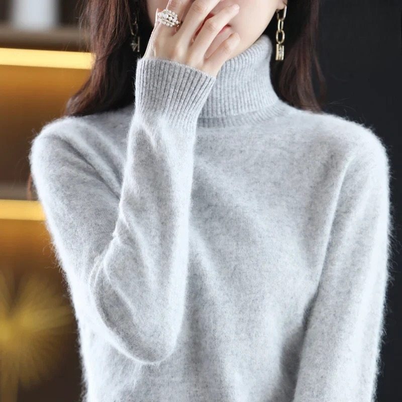 Maglione Dolcevita in Cashmere Donna