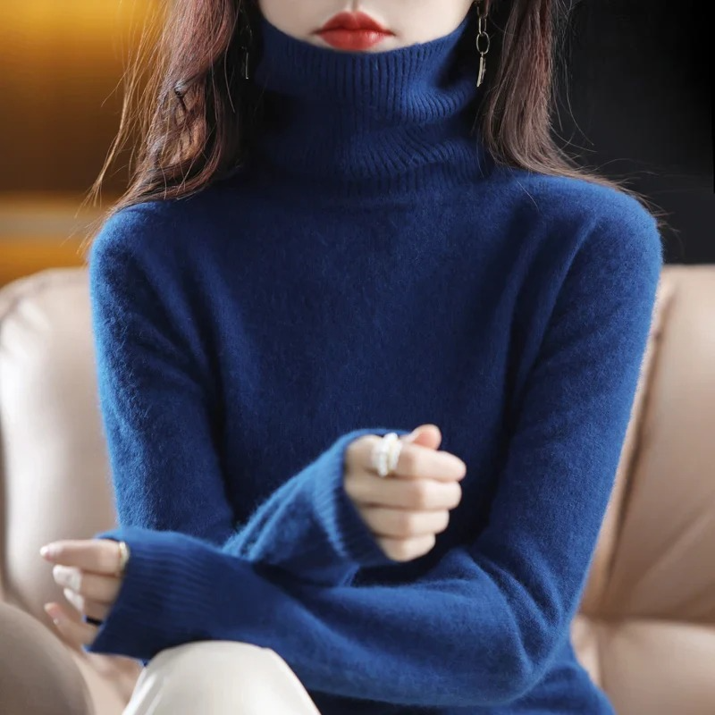 Maglione Dolcevita in Cashmere Donna