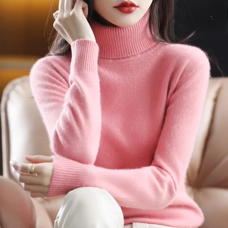 Maglione Dolcevita in Cashmere Donna
