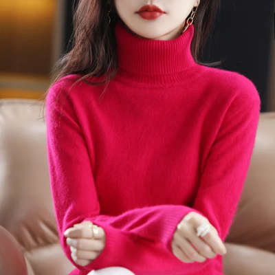 Maglione Dolcevita in Cashmere Donna