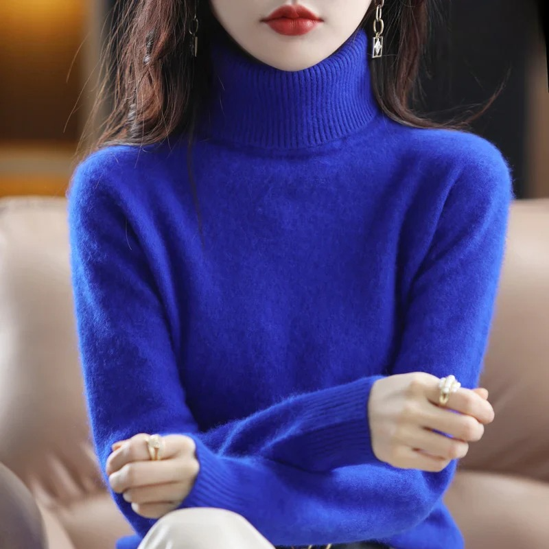 Maglione Dolcevita in Cashmere Donna