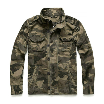Giacca Militare Camouflage Uomo