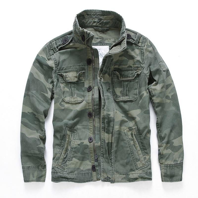 Giacca Militare Camouflage Uomo