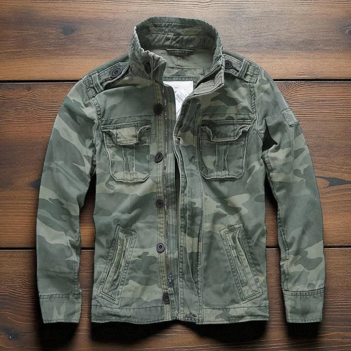 Giacca Militare Camouflage Uomo