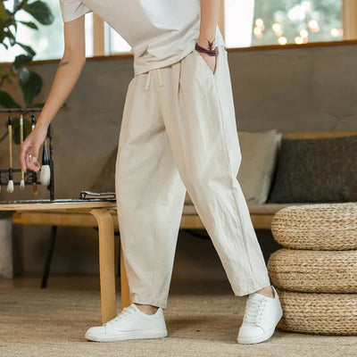 Pantaloni Estivi Uomo in Lino