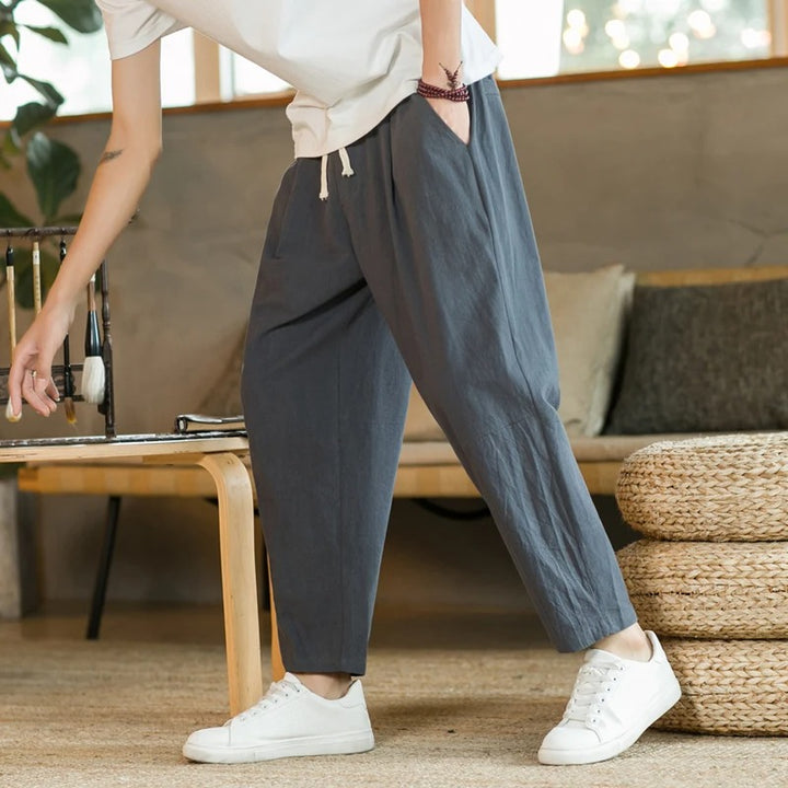 Pantaloni Estivi Uomo in Lino