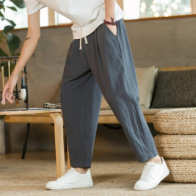 Pantaloni Estivi Uomo in Lino