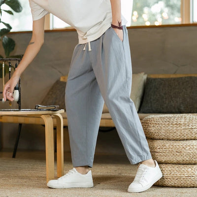 Pantaloni Estivi Uomo in Lino