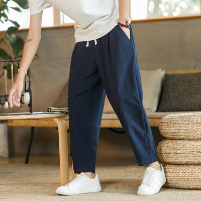Pantaloni Estivi Uomo in Lino